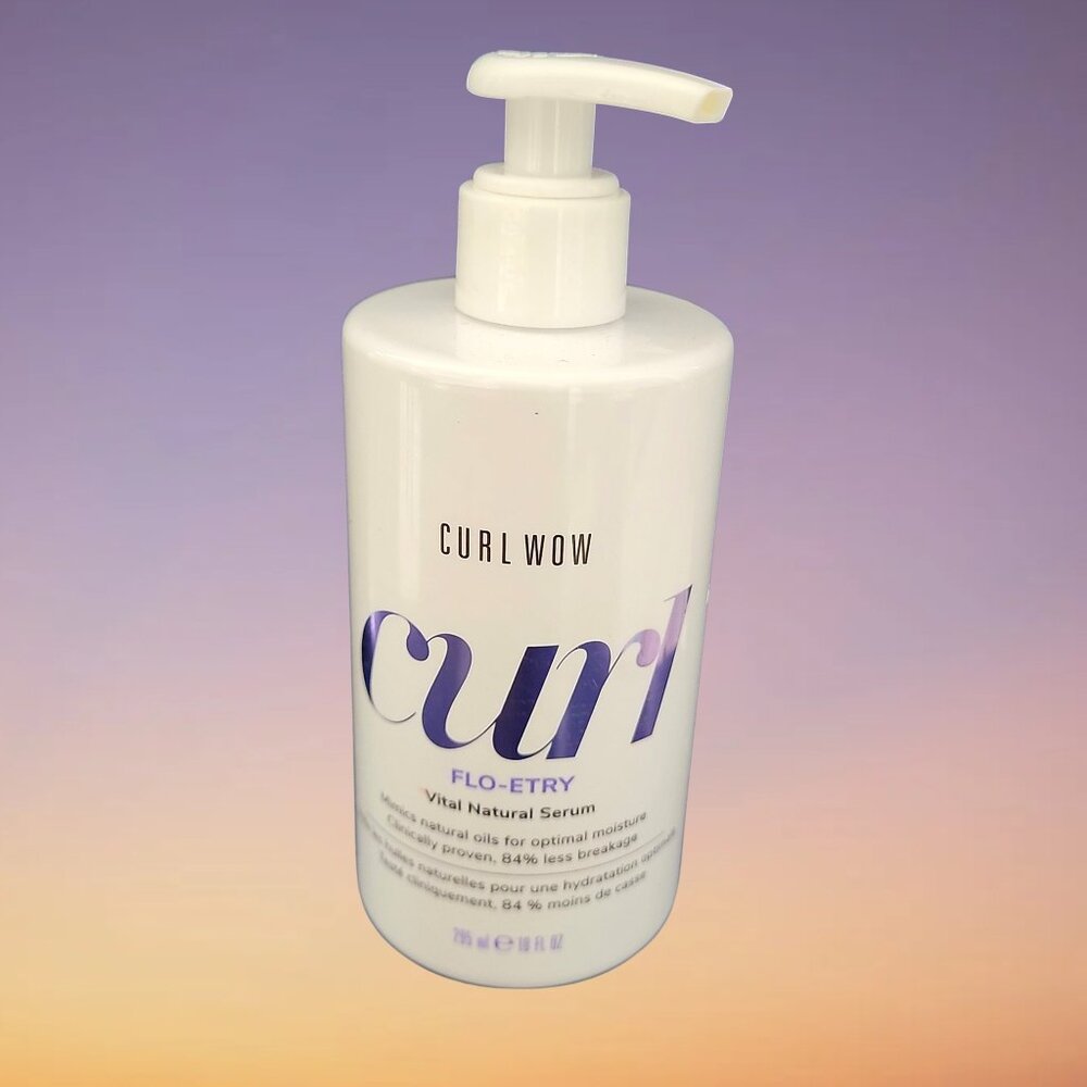 Curl Wow Curl Flo-etry Vital Natural Serum NEW Full Bottle